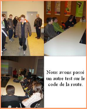 Discution sur les dangers de l' ivresse au volant