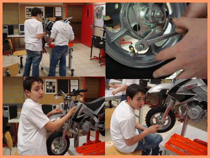 D�montage de la mini-moto